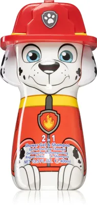 Nickelodeon Paw Patrol Marshall - Гель для душа и шампунь 2 в 1 для детей, 400 мл
