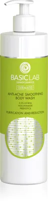 BasicLab Dermocosmetics Dermatis - Очищающий гель для душа против прыщей, 300 мл