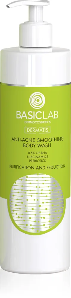 BasicLab Dermocosmetics Dermatis - Очищающий гель для душа против прыщей, 300 мл