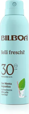 Bilboa Belli Freschi - Спрей для загара с мятой SPF 30, 150 мл