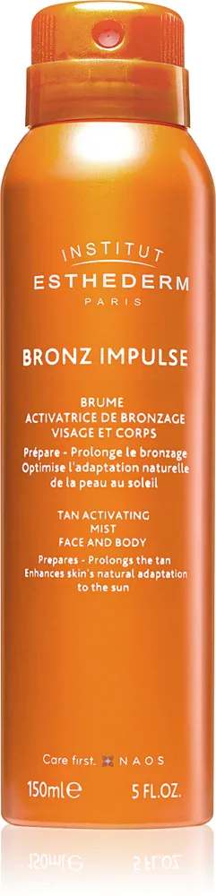 Institut Esthederm Bronz Impulse Tan Activating Mist - Крем для тела, ускоряющий и продлевающий загар в спрее, 150 мл