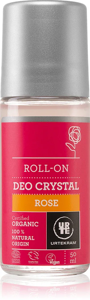 Urtekram Rose - Дезодорант ролл-он с экстрактом дикой розы, 50 мл