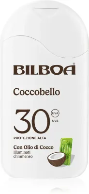 Bilboa Coccobello Latte - Молочко для загара с кокосовым маслом SPF 30, 200 мл