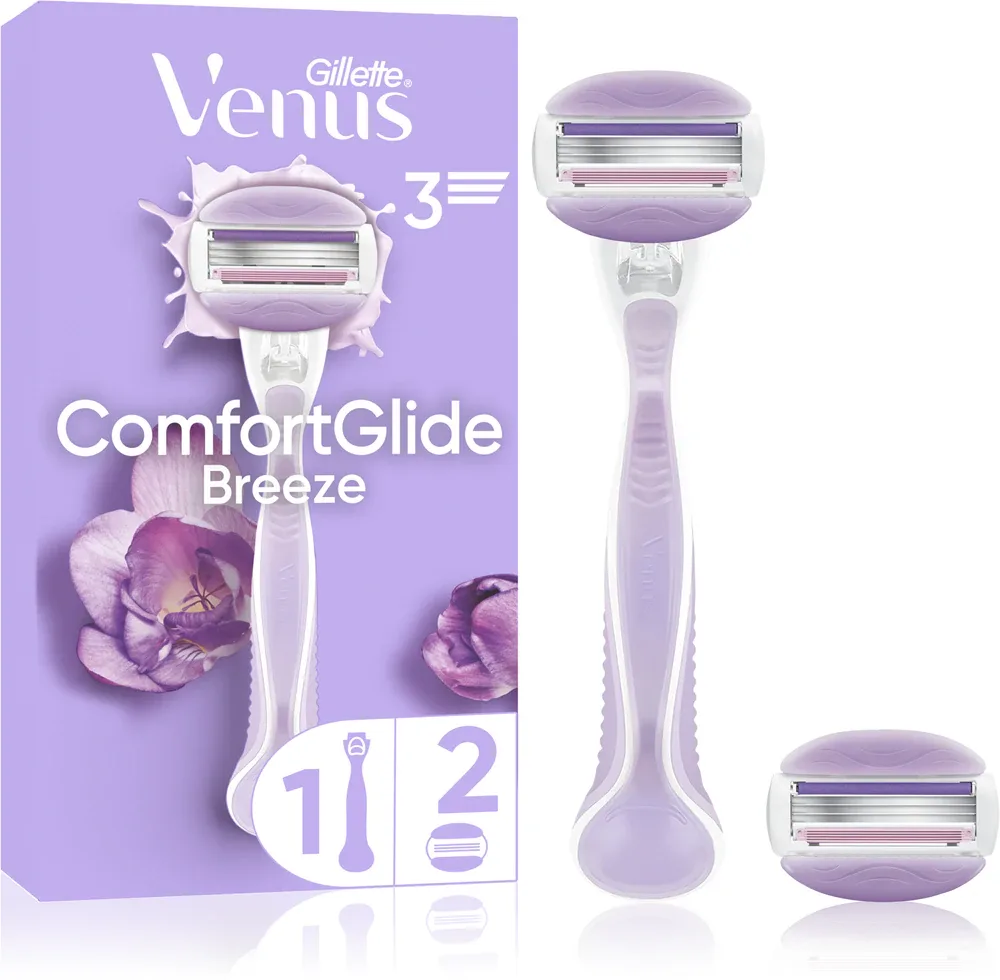 Gillette Venus ComfortGlide Breeze - Бритва + сменные лезвия, 1 шт