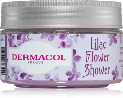 Dermacol Flower Care Lilac - Сахарный пилинг для тела, 200 г