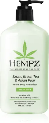 HEMPZ Exotic Green Tea & Asian Pear - Увлажняющее молочко для тела, 500 мл