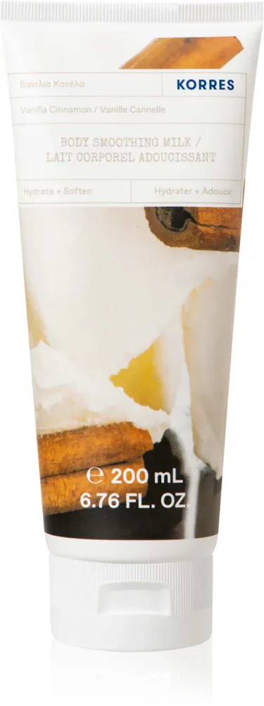 Korres Vanilla & Cinnamon - Питательное молочко для тела с маслом миндаля, 200 мл
