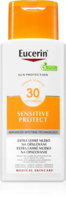 Eucerin Sun Sensitive Protect - легкое молочко для загара SPF 30, 150 мл
