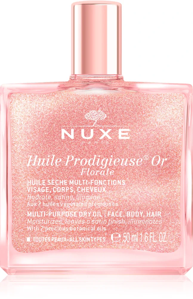 Nuxe Huile Prodigieuse Or Florale - Многофункциональное сухое масло с брокколи для лица, тела и волос, 50 мл