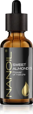 Nanoil Sweet Almond Oil - Миндальное масло для лица, тела и волос, 50 мл