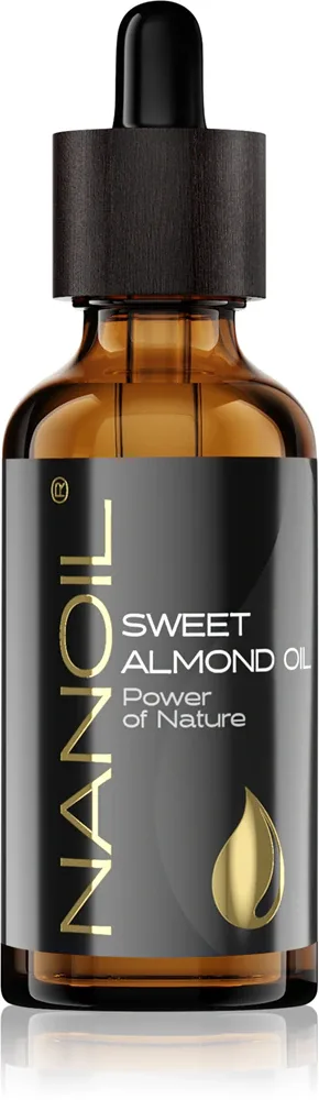 Nanoil Sweet Almond Oil - Миндальное масло для лица, тела и волос, 50 мл