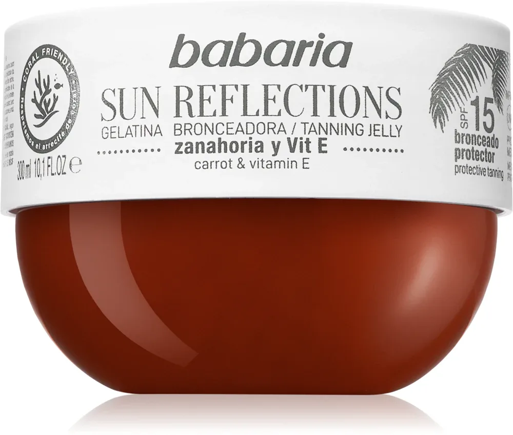 Babaria Tanning Jelly Sun Reflections - Защитный гель SPF 15, 300 мл