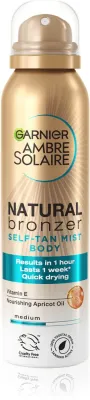 Garnier Ambre Solaire Natural Bronzer - Автозагар в спрее для тела, 150 мл