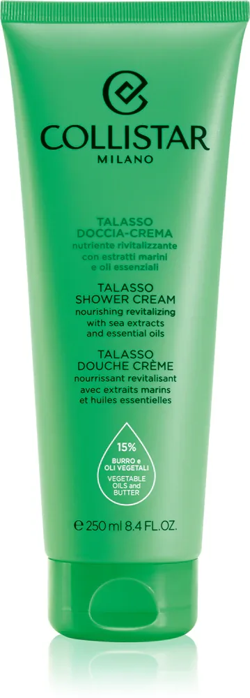 Collistar Special Perfect Body Talasso Shower Cream - Питательный и омолаживающий крем для душа с морскими экстрактами и маслами, 250 мл