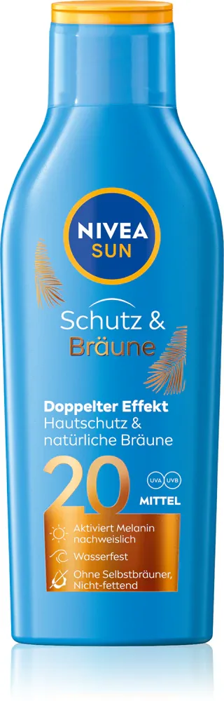 NIVEA SUN Protect & Bronze - Интенсивное молочко для загара SPF 20, 200 мл
