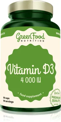 Витамин D3 GreenFood Nutrition Vitamin D3 4000IU в капсулах, для иммунитета, костей и зубов, 90 капсул
