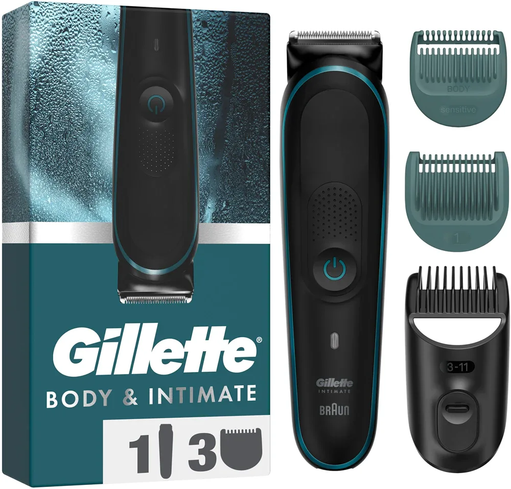 Gillette Body&Intimate i5 - Триммер для интимных зон и тела для мужчин, 1 шт