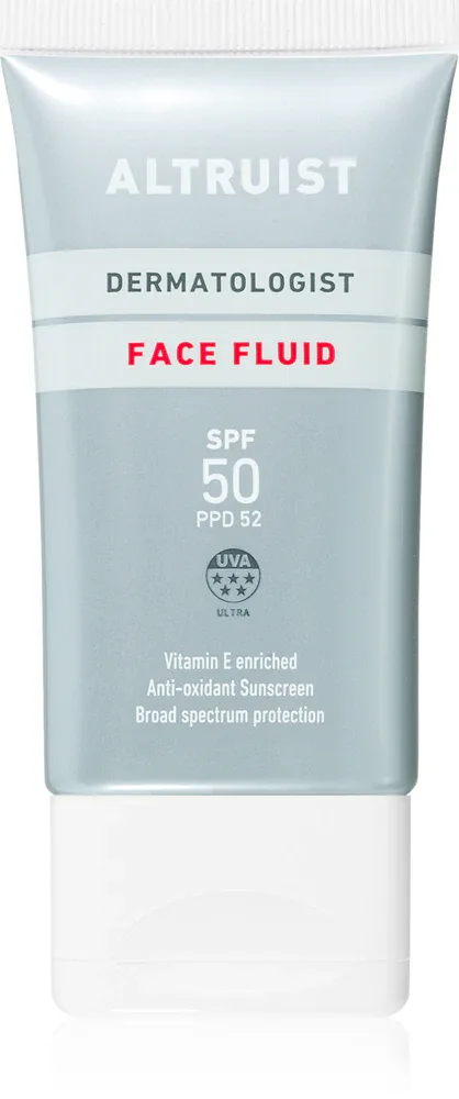 Altruist Face Fluid - Крем для загара лица SPF 50, 50 мл