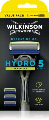 Wilkinson Sword Hydro5 Skin Protection Sensitive - Бритва + запасные головки 4 шт