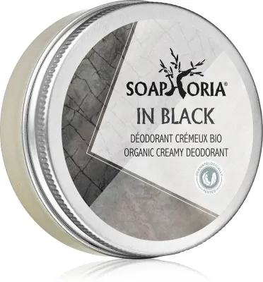 Soaphoria In Black Organic Creamy Deodorant - Органический кремовый дезодорант для мужчин, 50 мл