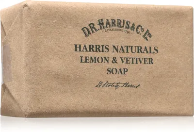 D.R. Harris Harris Naturals Soap Lemon & Vetiver - Натуральное мыло в кубике, 200 г