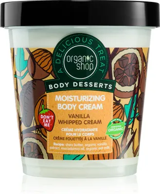 Organic Shop Body Desserts Vanilla - Увлажняющий крем для тела, 450 мл