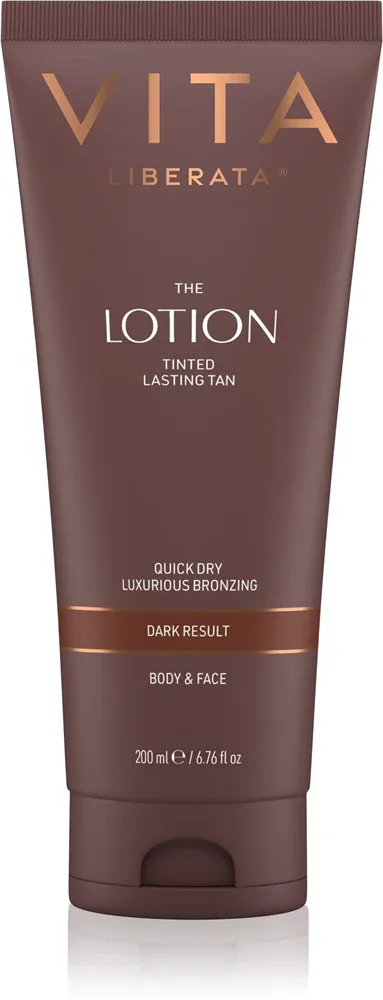 Vita Liberata Tinted Tanning Lotion - Самозагарное молоко для тела, 200 мл, оттенок Dark