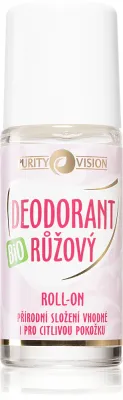 Purity Vision BIO - Дезодорант ролл-он с розовой водой, 50 мл