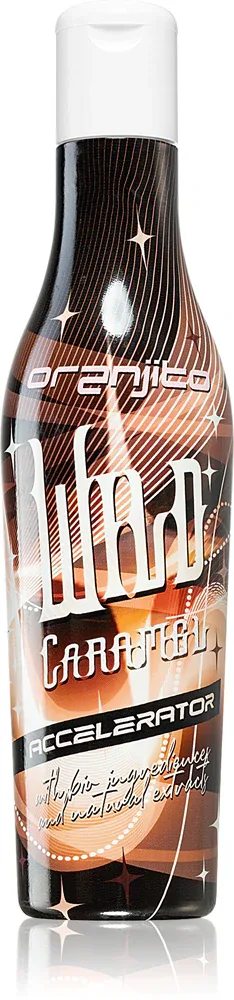 Молочко для загара в солярии Oranjito Level 2 Wild Caramel с маслом ши, карамель, 200 мл