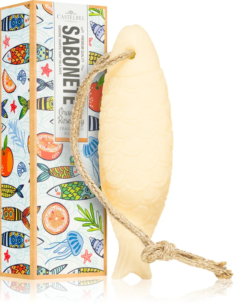 Castelbel Sardine Orange & Rosemary - Твердое мыло в кубике, 80 г