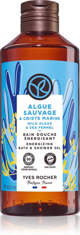 Yves Rocher Bain de Nature - Энергетический гель для душа, 400 мл