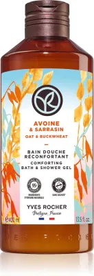 Yves Rocher Bain de Nature - Уходовый гель для душа Oat & Buckwheat, 400 мл