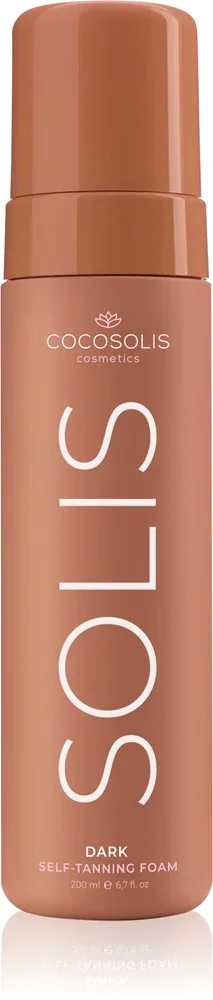 Пенка-автозагар COCOSOLIS SOLIS Dark для лица и тела, стойкая до 10 дней, 200 мл