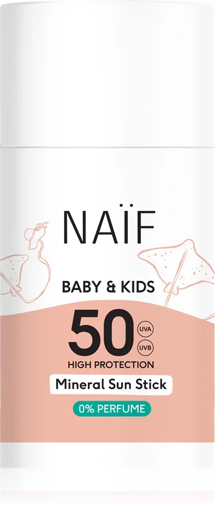 Naif Baby & Kids Mineral Sun Stick - Детский крем для загара SPF 50, 36 г