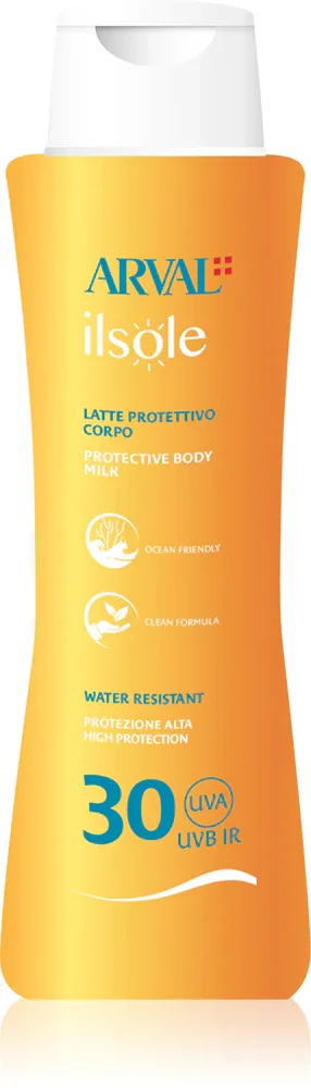 Arval IlSole Protective Body Milk SPF 30 - Защитный лосьон для загара SPF 30, 200 мл