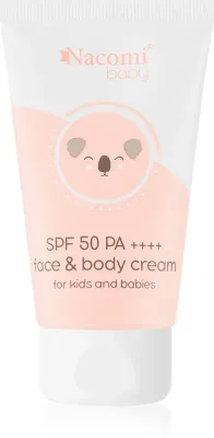 Nacomi Baby - Защитный крем для детей SPF 50, 50 мл