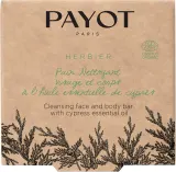 Payot Herbier Pain Nettoyant Visage Et Corps À L'huile Essentielle De Cypres - Твердое мыло для лица и тела, 85 г — фото 2
