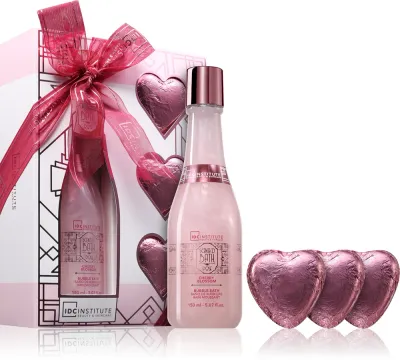 Подарочный набор для ванны IDC Institute Scented Bath Rose Bubble Bath Set с пеной и бомбочками для ванны