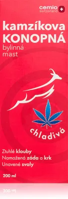Cemio Kamzík hemp ointment - Мазь с охлаждающим эффектом, 200 мл