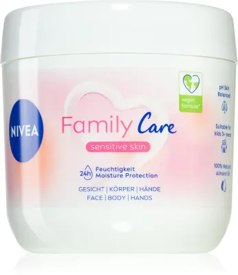 NIVEA Family Care - Легкий увлажняющий крем для лица, рук и тела, 450 мл
