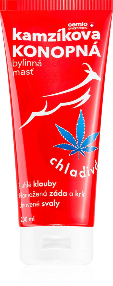 Cemio Kamzík hemp ointment - Мазь с охлаждающим эффектом, 200 мл