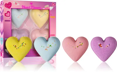 I Heart Revolution Fizzer Kit Hearts - Подарочный набор для ванны, 1 шт