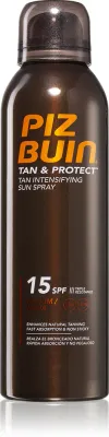 Piz Buin Tan & Protect - Солнцезащитный спрей для ускорения загара SPF 15, 150 мл