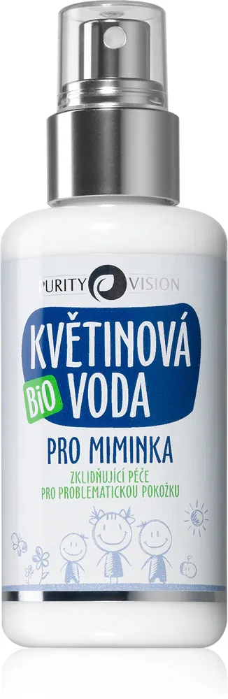 Purity Vision Kids - Успокаивающая детская цветочная вода с рождения, 100 мл