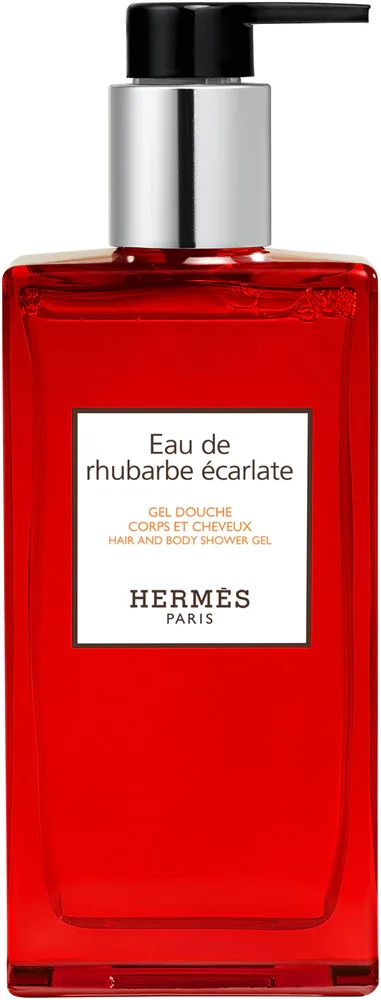 HERMES Le Bain Eau de rhubarbe ecarlate - Гель для душа для тела и волос, 200 мл