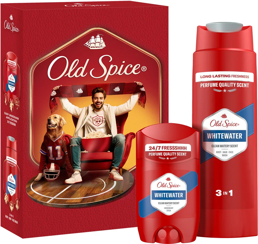 Old Spice Whitewater Sports Fan - Подарочный набор для мужчин