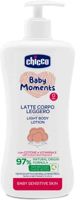 Chicco Baby Moments Sensitive - нежное молочко для тела, 500 мл