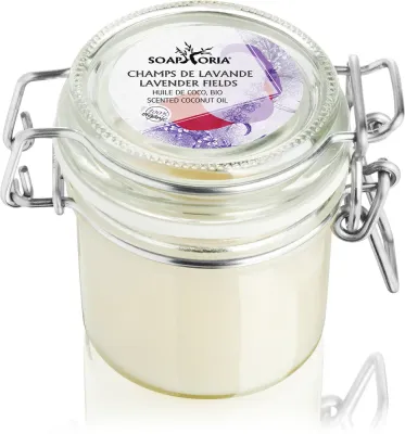 Soaphoria Lavender Fields Scented Coconut Oil - Органическое кокосовое масло с лавандовым ароматом, 125 мл