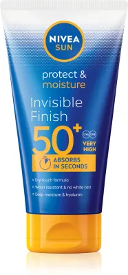 NIVEA SUN Protect & Moisture - Увлажняющее молочко для загара с гиалуроновой кислотой SPF 50+, 150 мл