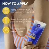 NIVEA SUN Protect & Moisture - Увлажняющее молочко для загара с гиалуроновой кислотой SPF 50+, 150 мл — фото 5